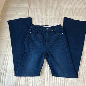 LOFT Deep Blue Flare Leg Jeans